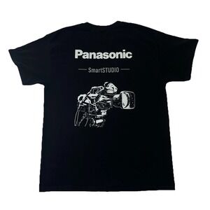 Panasonic SmartSTUDIO Shirt Mens Large Camera Crew Video Production Promo Tee